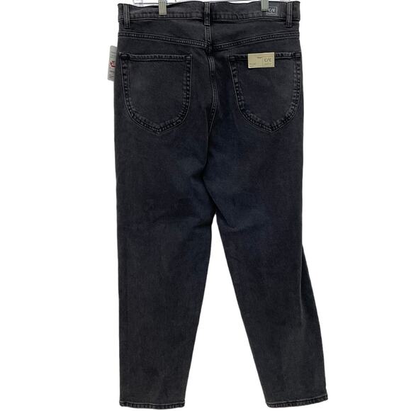 C/E Current Elliot Black Pleated High Rise Tapered Jeans Women's Size 31 NWT - Picture 3 of 12